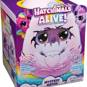 Hatchimals Alive Pufficorn Éclosion Secrète Peluches